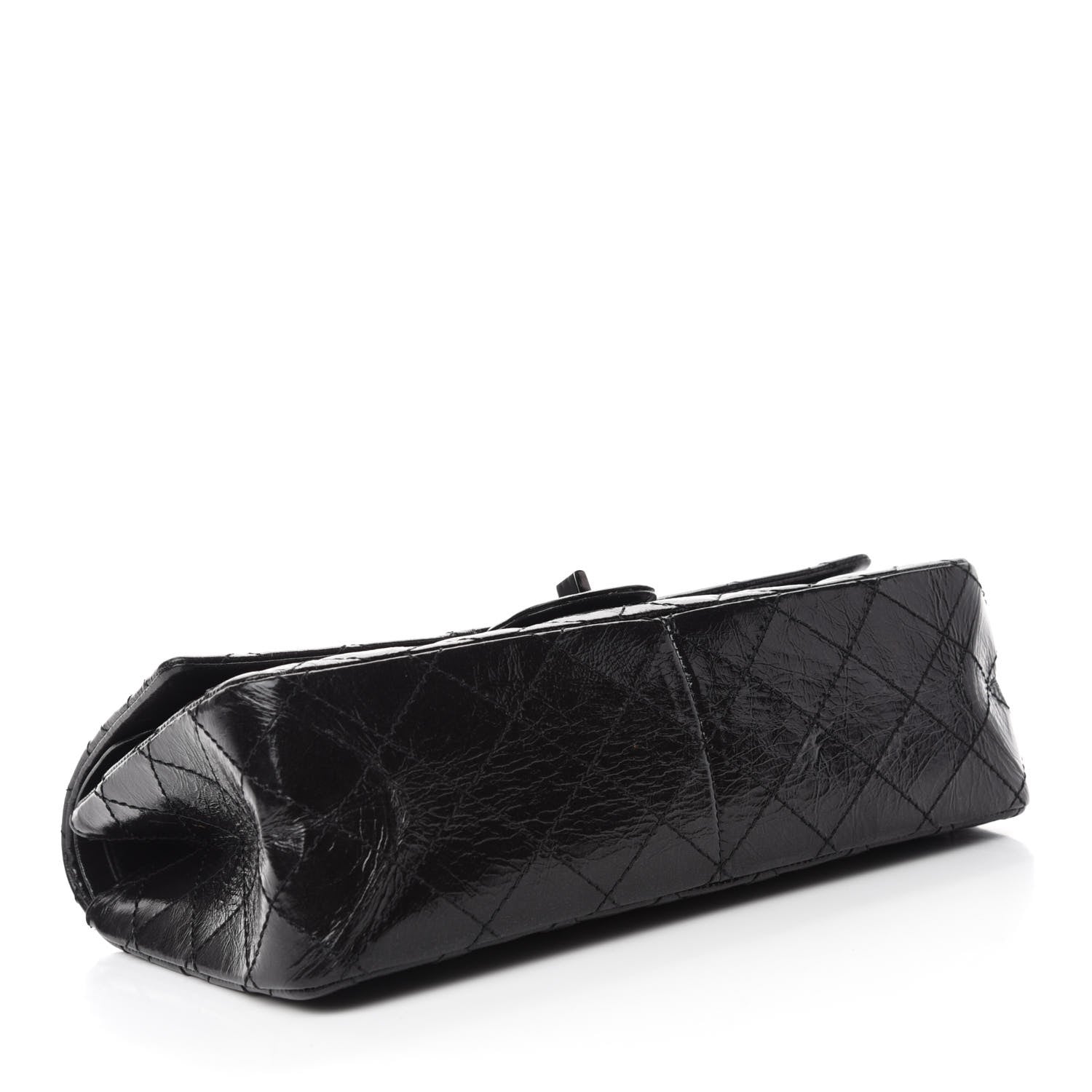 Chanel Glazed Calfskin Quilted 2.55 Reissue 226 Flap So Black 4 of 11