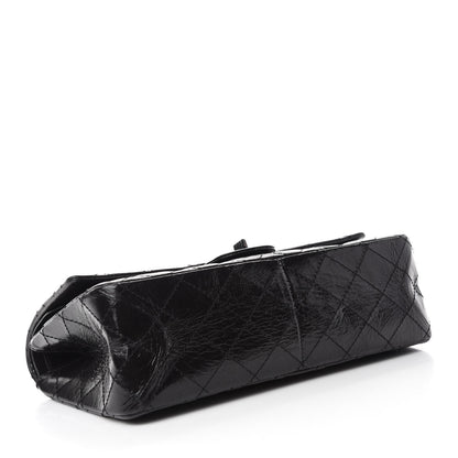 Chanel Glazed Calfskin Quilted 2.55 Reissue 226 Flap So Black 4 of 11