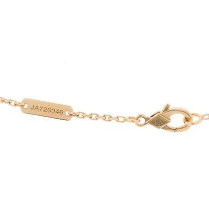Van Cleef & Arpels 18K Rose Gold Gray Mother of Pearl Vintage Alhambra Pendant Necklace 5 of 5