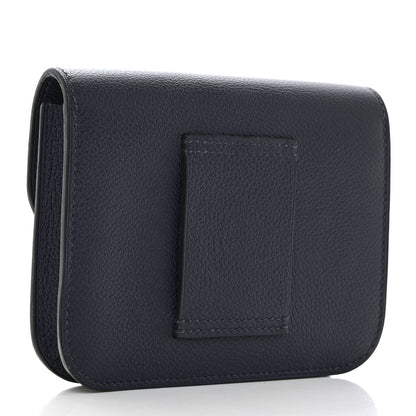Hermes Evercolor Constance Slim Wallet Bleu Nuit 4 of 9