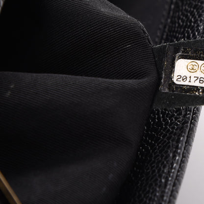 Chanel Caviar Quilted New Medium Boy Flap Black 7 of 12