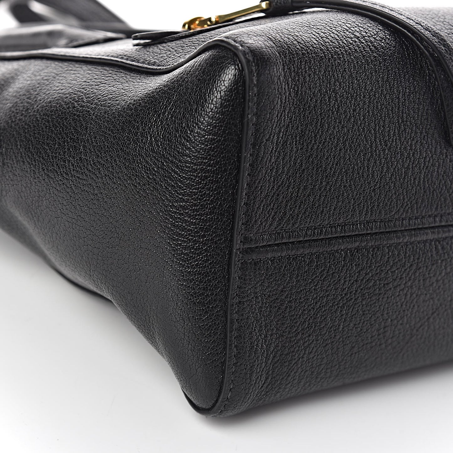 Goatskin Madras Tote Black