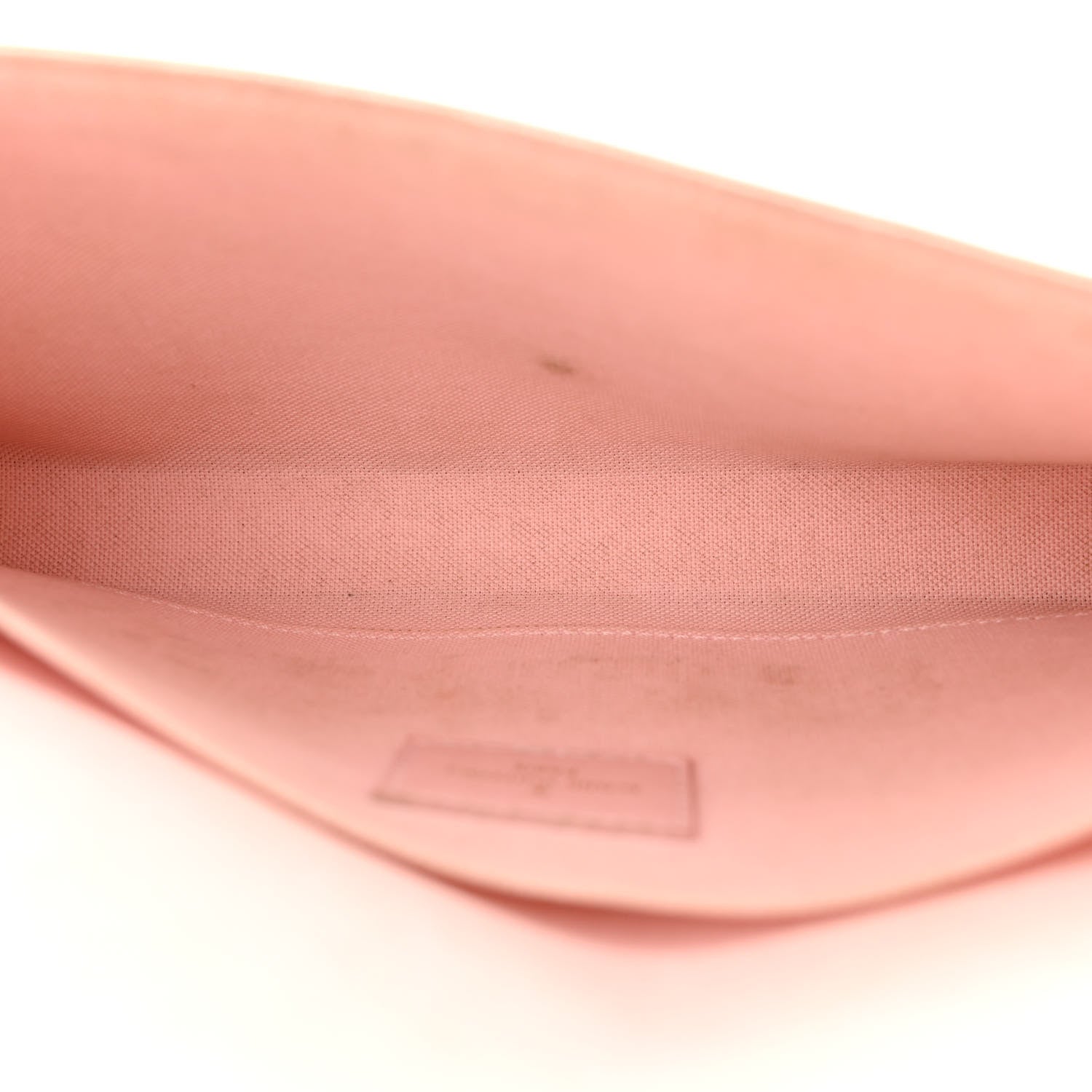 Louis Vuitton Damier Azur Pochette Felicie Chain Wallet Rose Ballerine 6 of 14