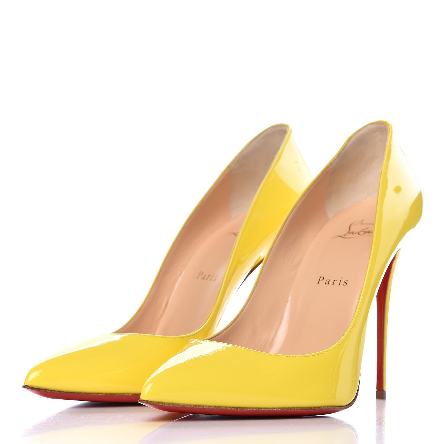 Christian Louboutin Patent Pigalle Follies 100 Pumps 40 Sun 2 of 9