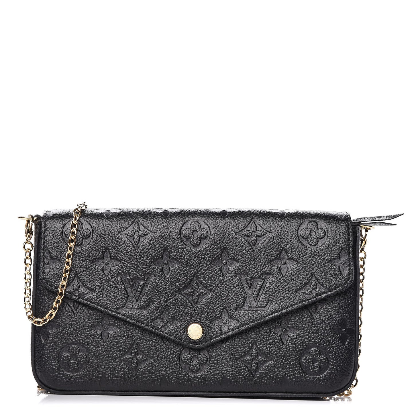 Empreinte Pochette Felicie Chain Wallet Black