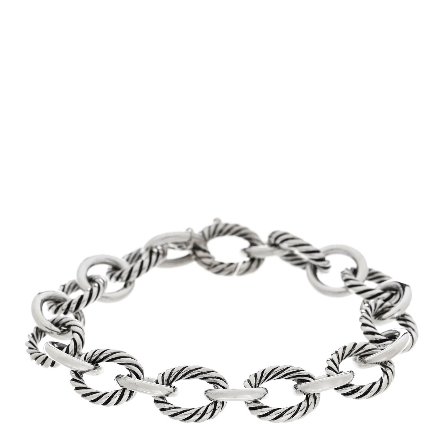 Sterling Silver 13mm Large Oval Link Bracelet