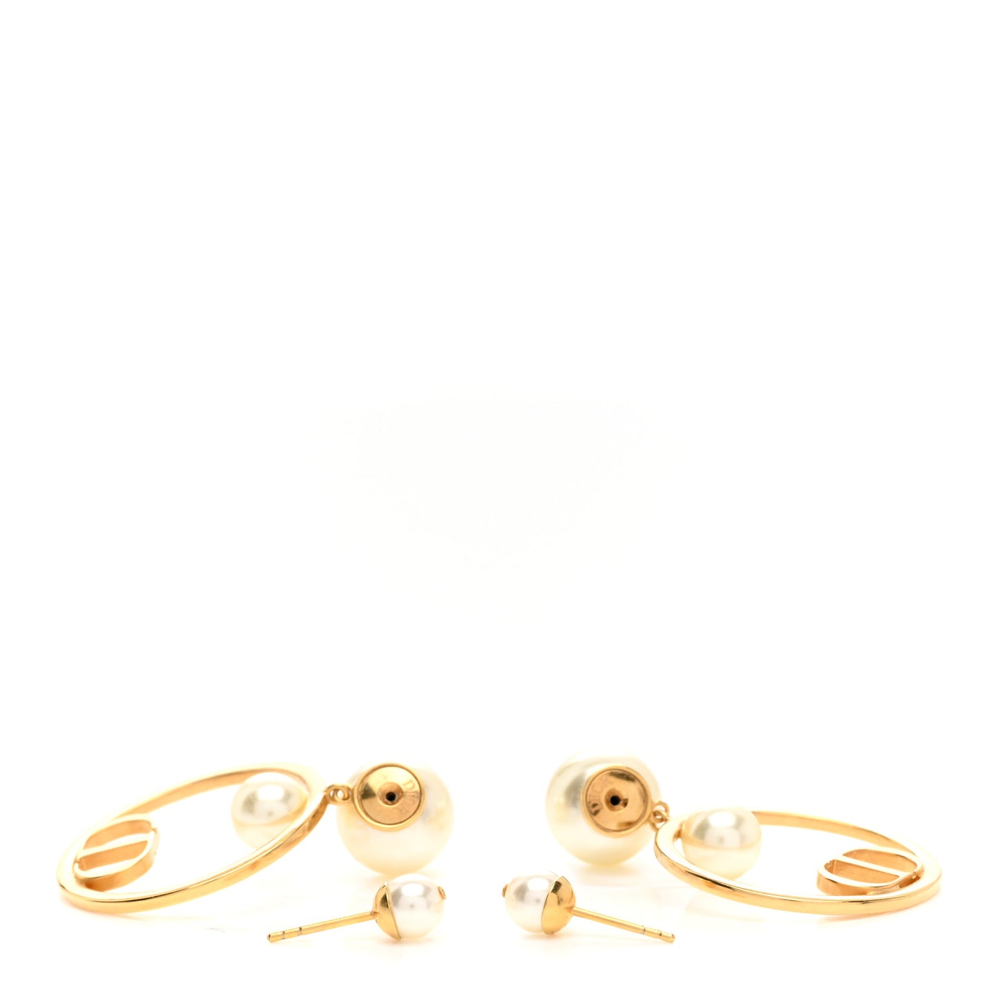 Pearl 30 Montaigne Earrings Gold