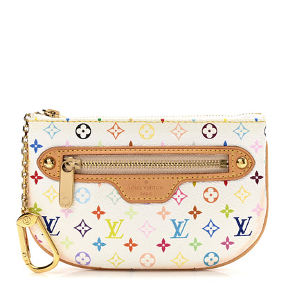 Louis Vuitton Monogram Multicolor Pochette Plate MM White 1 of 9
