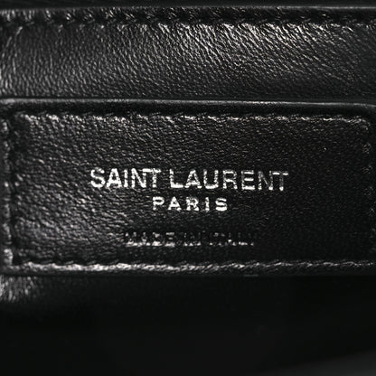 Saint Laurent Grain De Poudre Medium Classic Monogram Kate Satchel Black 6 of 12