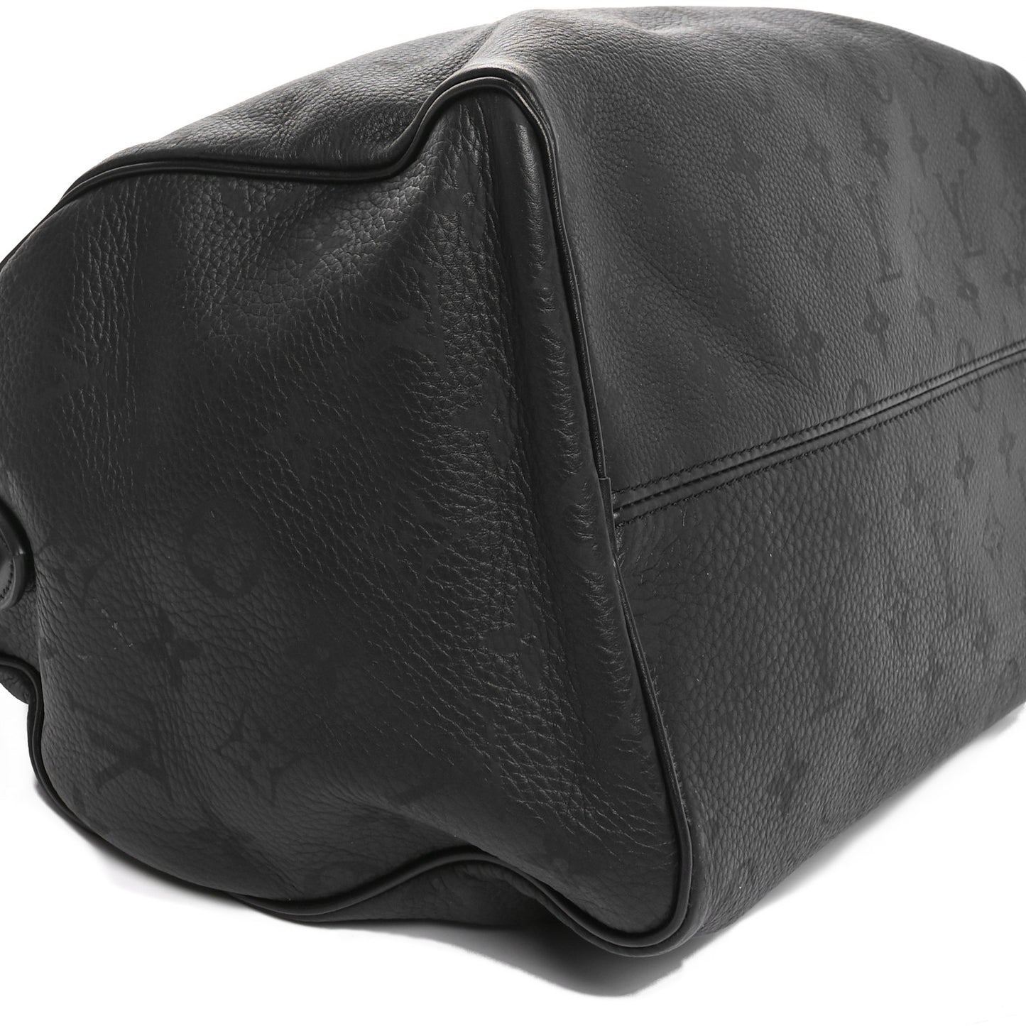 Calfskin Monogram Speedy P9 Bandouliere 30 Ultra Black