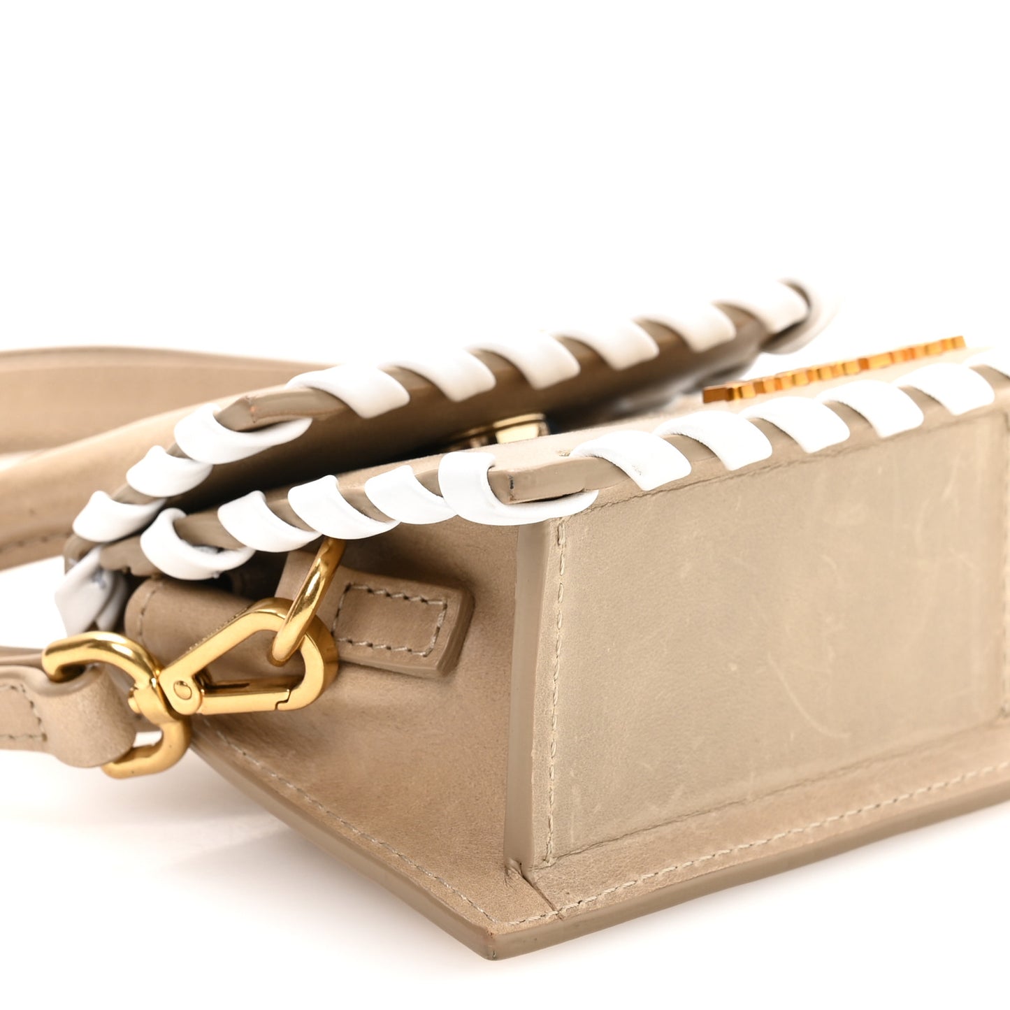 Calfskin Le Chiquito Whipstitch Beige