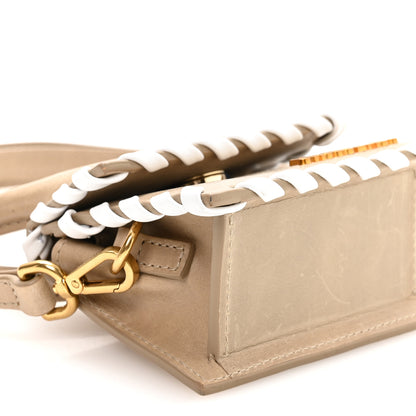 Jacquemus Calfskin Le Chiquito Whipstitch Beige 8 of 9
