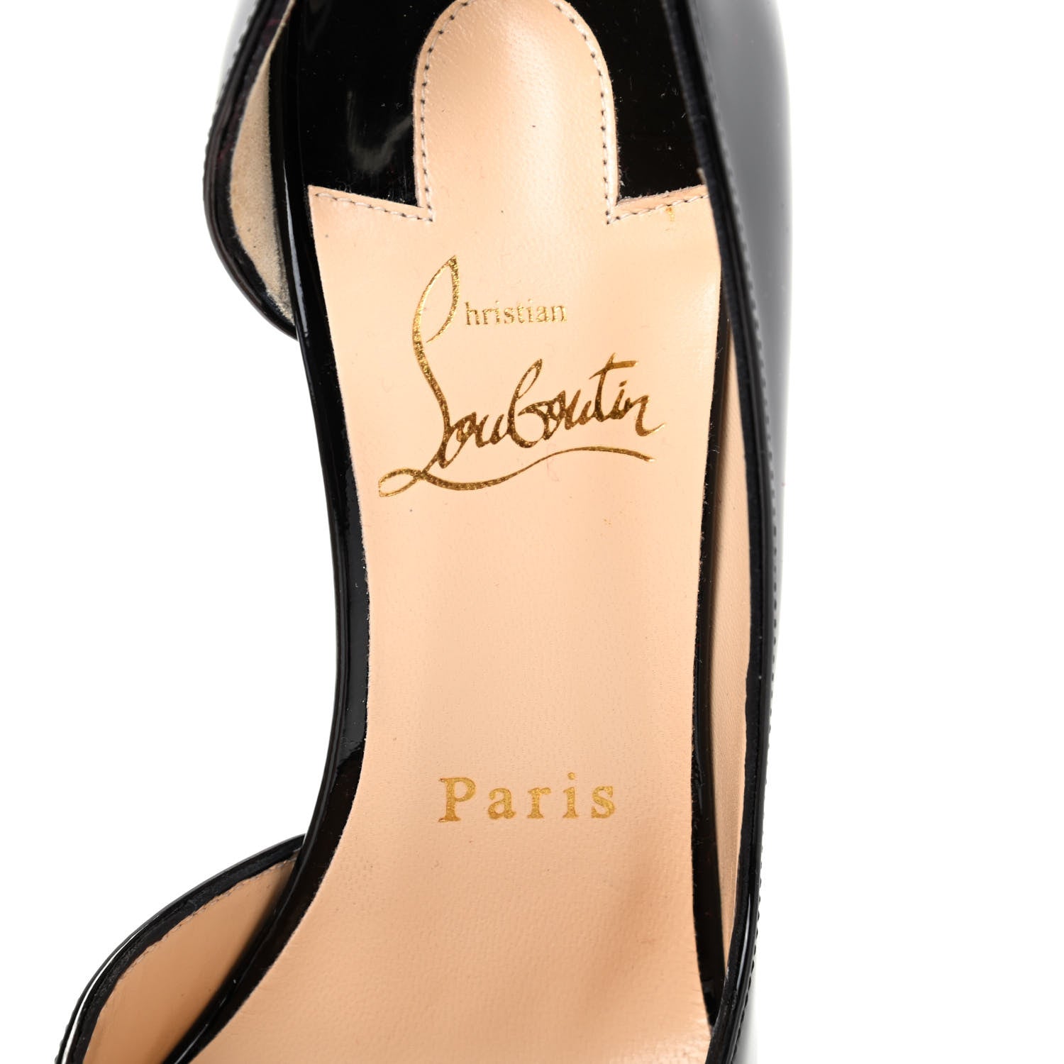 Christian Louboutin Patent Iriza 100 Pumps 37 Black 7 of 9