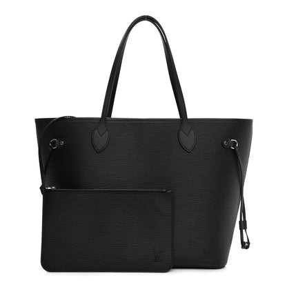 Louis Vuitton Epi Neverfull MM Black 2 of 19