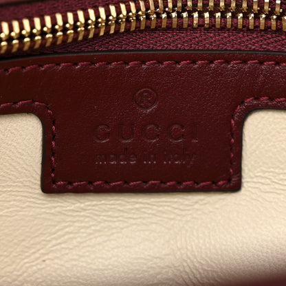 Gucci Calfskin Matelasse Medium GG Marmont Shoulder Bag Rosso Ancora Red 6 of 11
