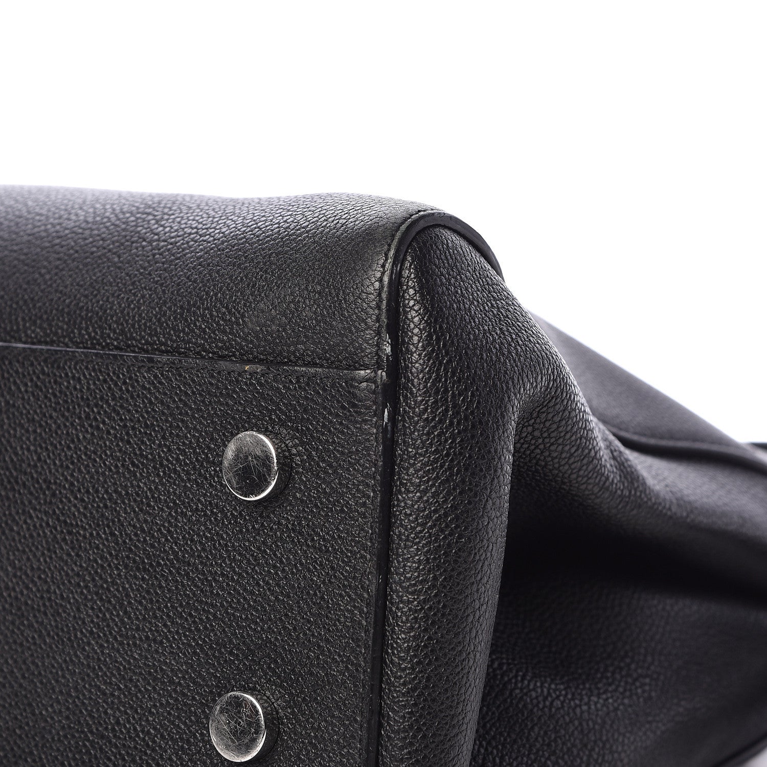 Saint Laurent Grained Calfskin Medium Rive Gauche Cabas Black 17 of 22