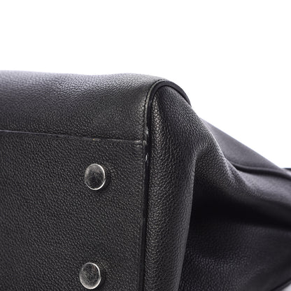 Saint Laurent Grained Calfskin Medium Rive Gauche Cabas Black 17 of 22