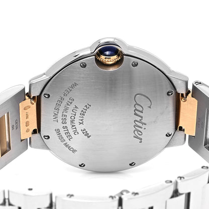 Cartier Stainless Steel 18K Yellow Gold 36mm Ballon Bleu De Cartier Automatic Watch 4 of 4