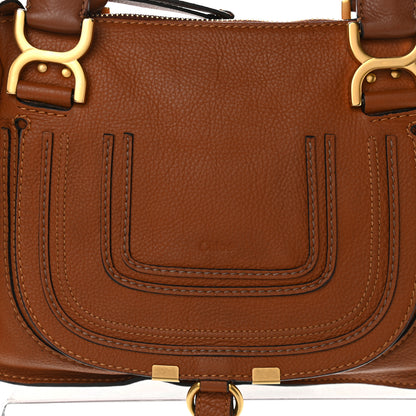 Chloe Calfskin Small Marcie Satchel Tan 9 of 13