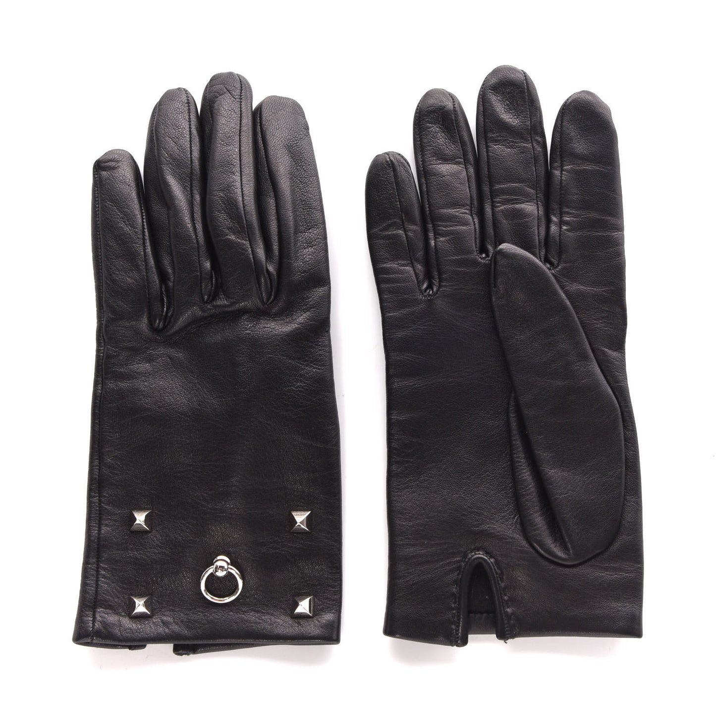 Lambskin Icone Gloves 8 Black