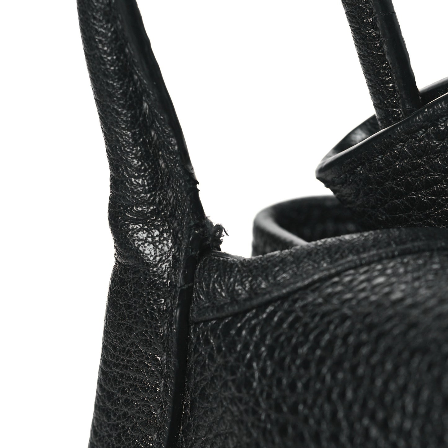 Vitello Daino Embossed Logo Flap Shoulder Bag Black