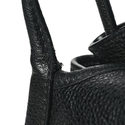 Prada Vitello Daino Embossed Logo Flap Shoulder Bag Black 10 of 11