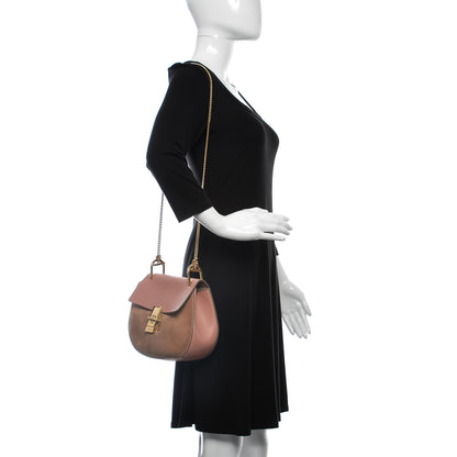 Chloe Suede Smooth Calfskin Drew Shoulder Bag Misty Rose 2 of 11