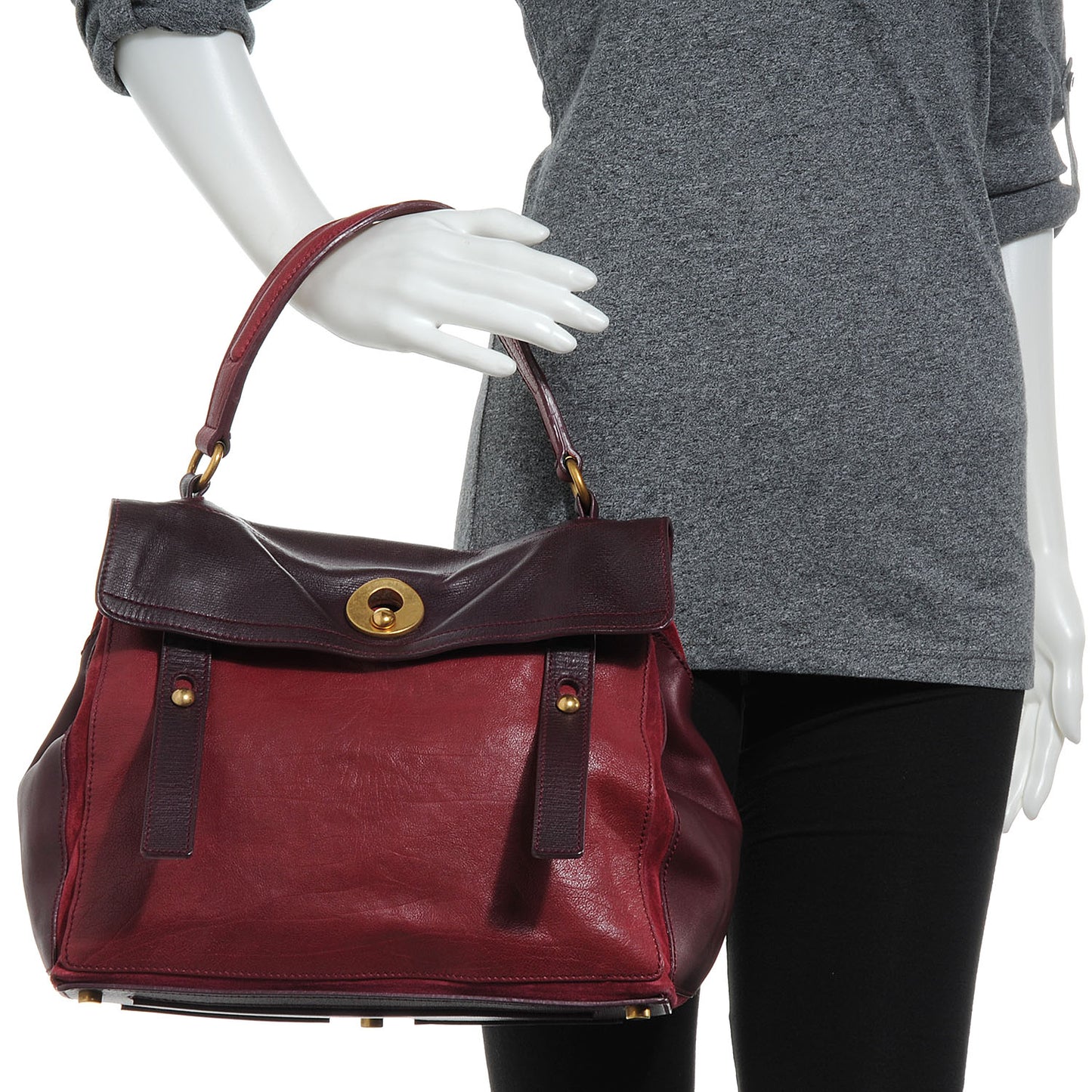 Leather Muse Two Maroon
