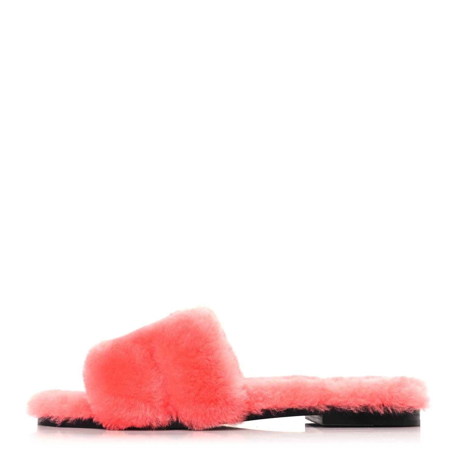 Hermes Woolskin Oran Sandals 37.5 Rose Du Desert 1 of 8