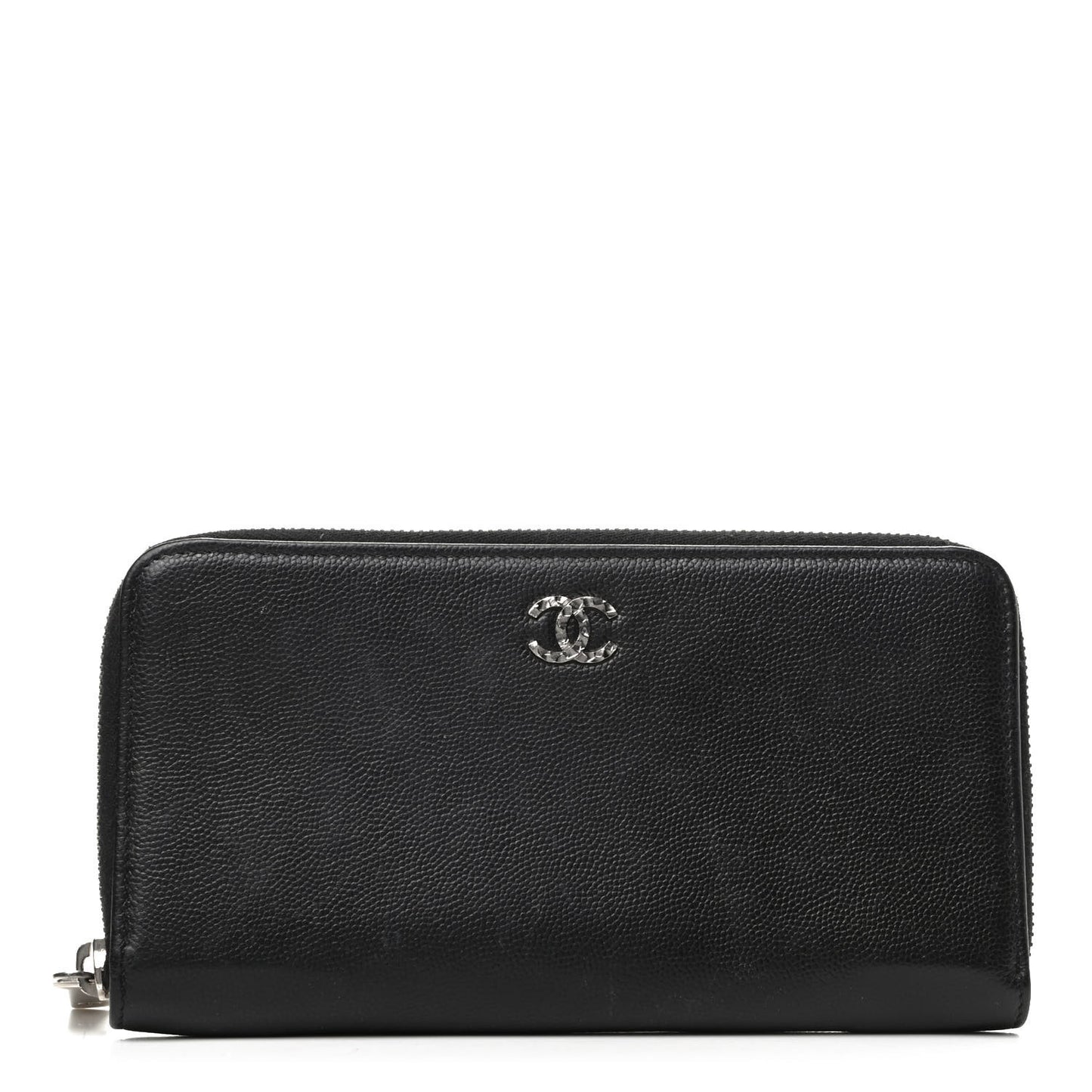 Caviar Sevruga Zip Around Wallet Black