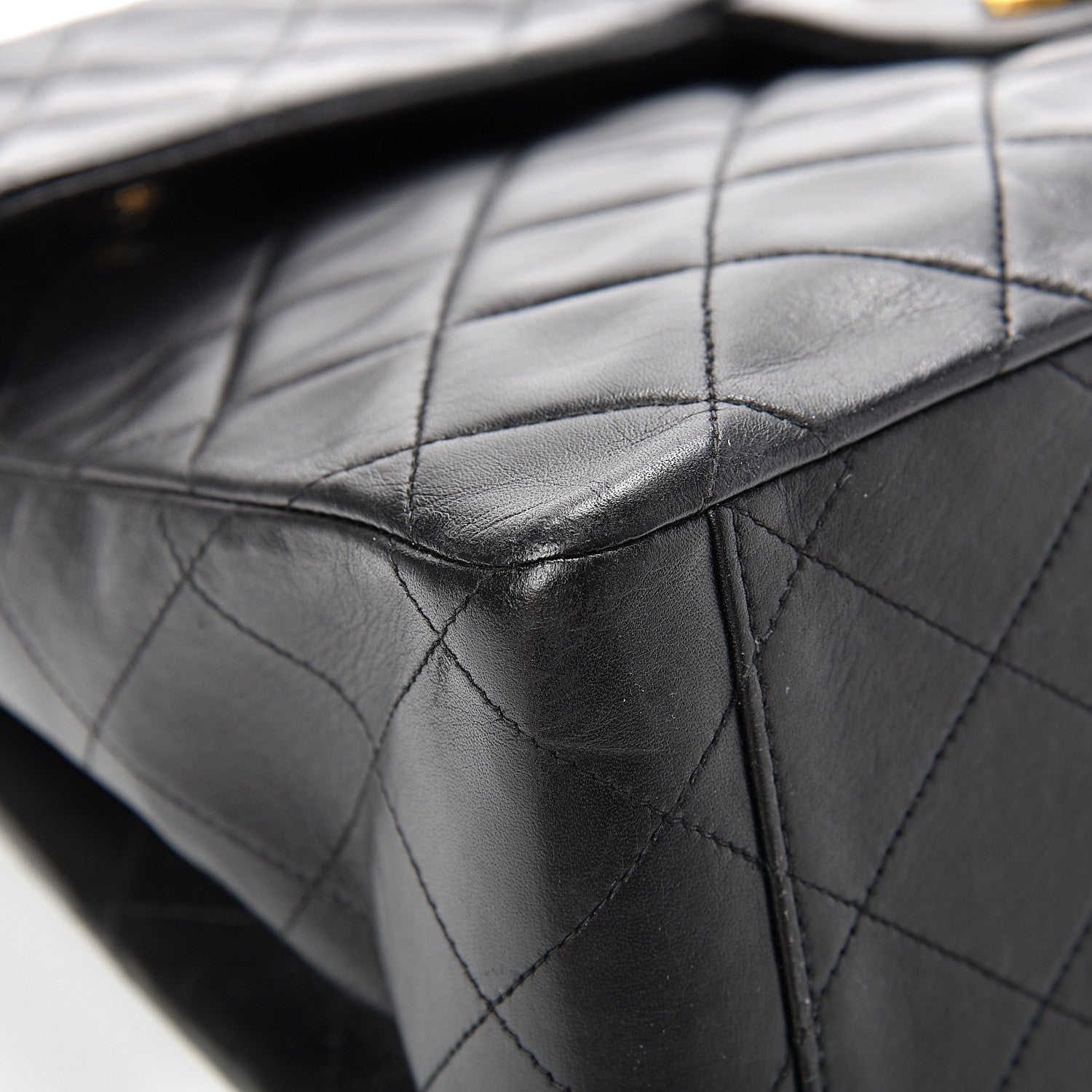 Chanel Lambskin Quilted XL Jumbo Single Flap Black 8 of 19