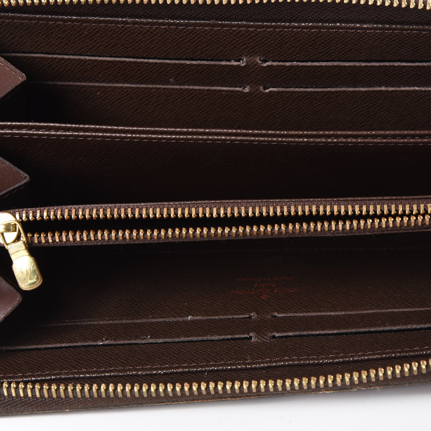 Louis Vuitton Damier Ebene Zippy Wallet 4 of 9