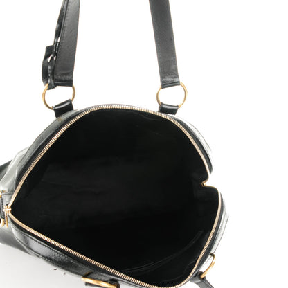 Saint Laurent Patent Calfskin Oversized Muse Black 5 of 10