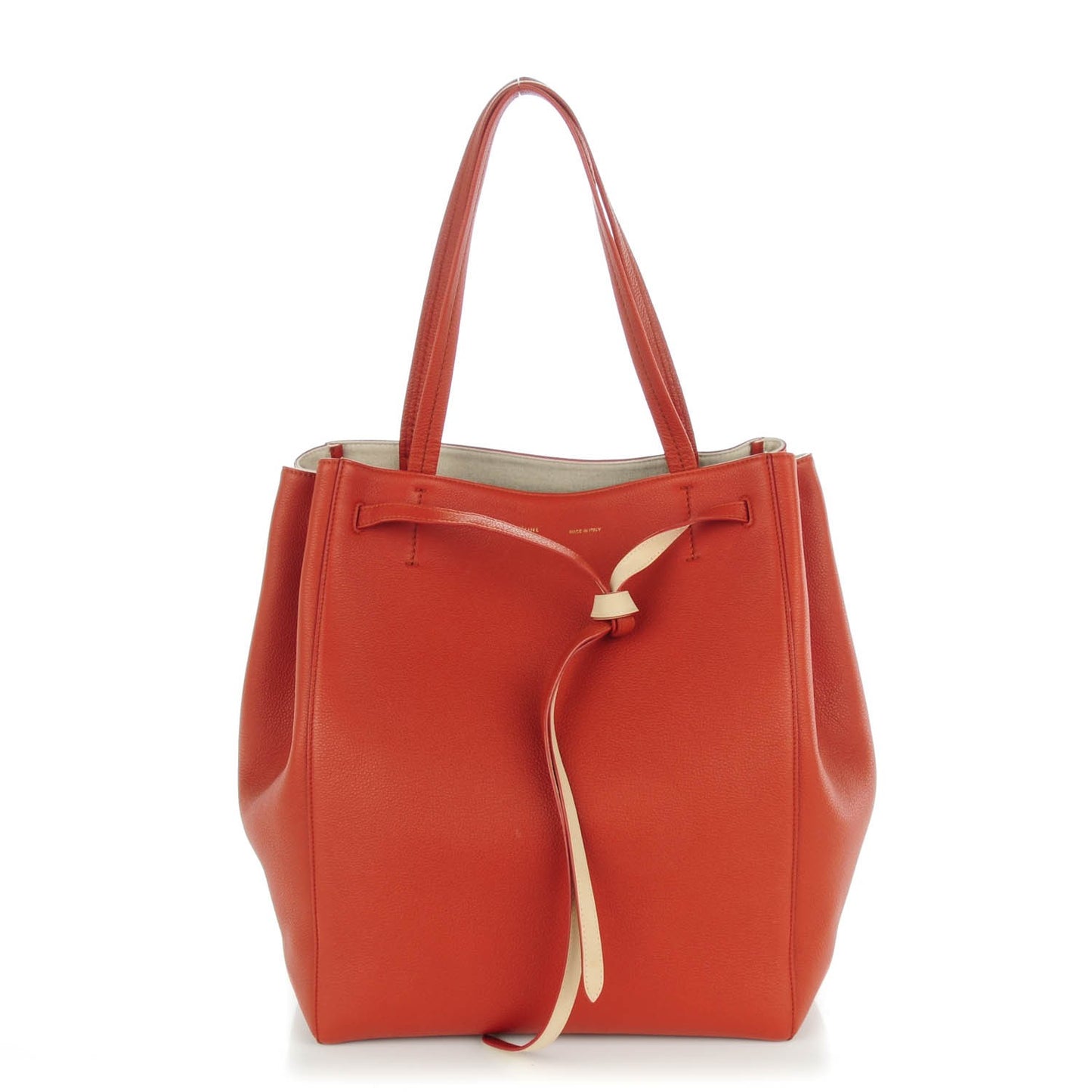 Soft Grained Calfskin Medium Cabas Phantom Brick