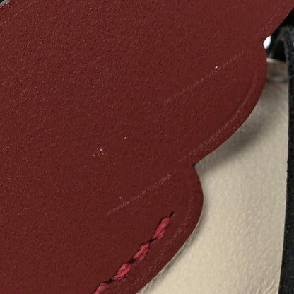 Hermes Milo Lambskin Grigri Rodeo Pegase Horse Bag Charm PM Nata Rouge H Black Nata Rouge H Black 5 of 6