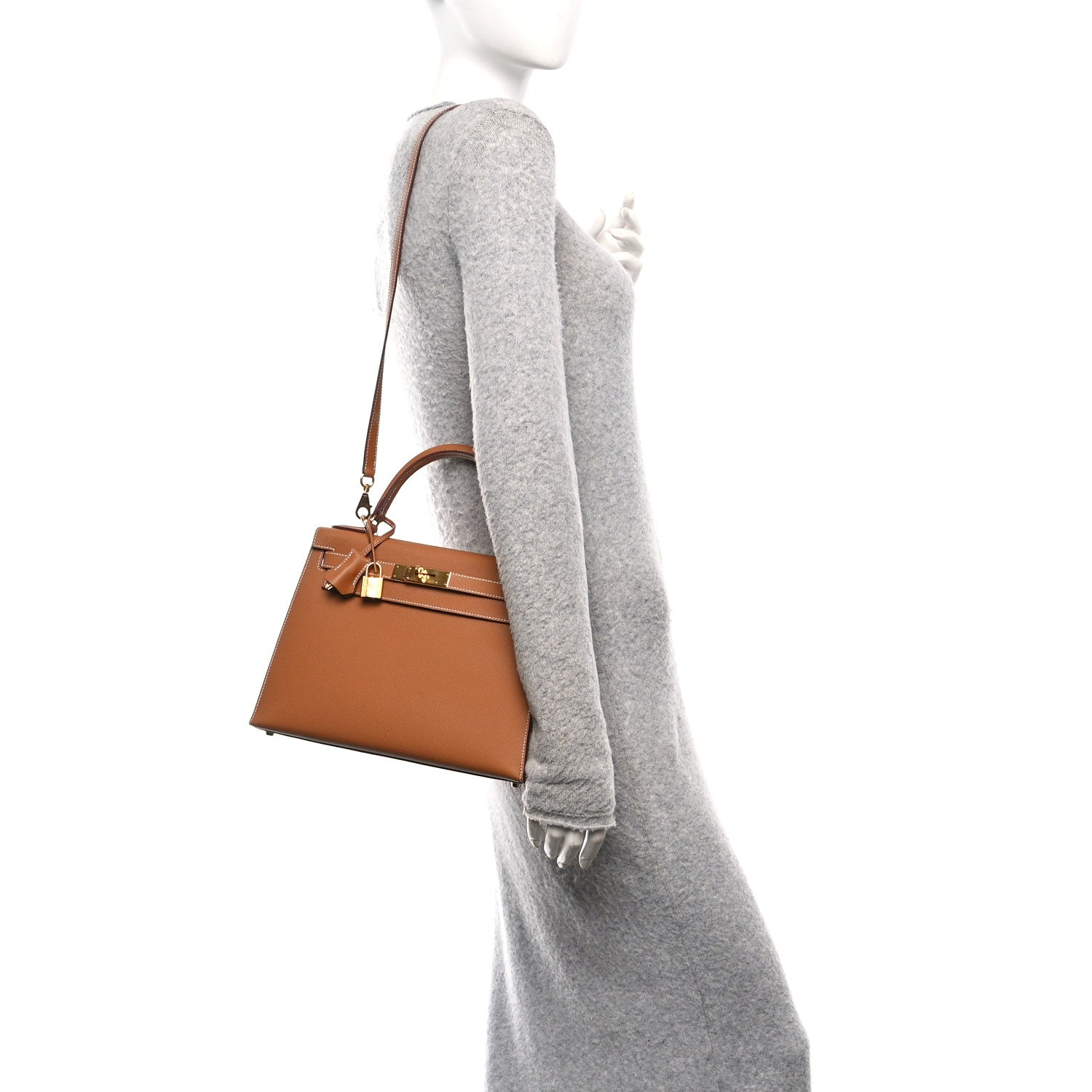 Hermes Epsom Kelly Sellier 28 Gold 2 of 12