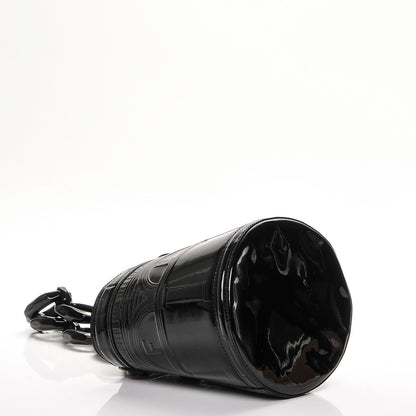 Fendi Patent Palazzo Bucket Bag Black 4 of 7