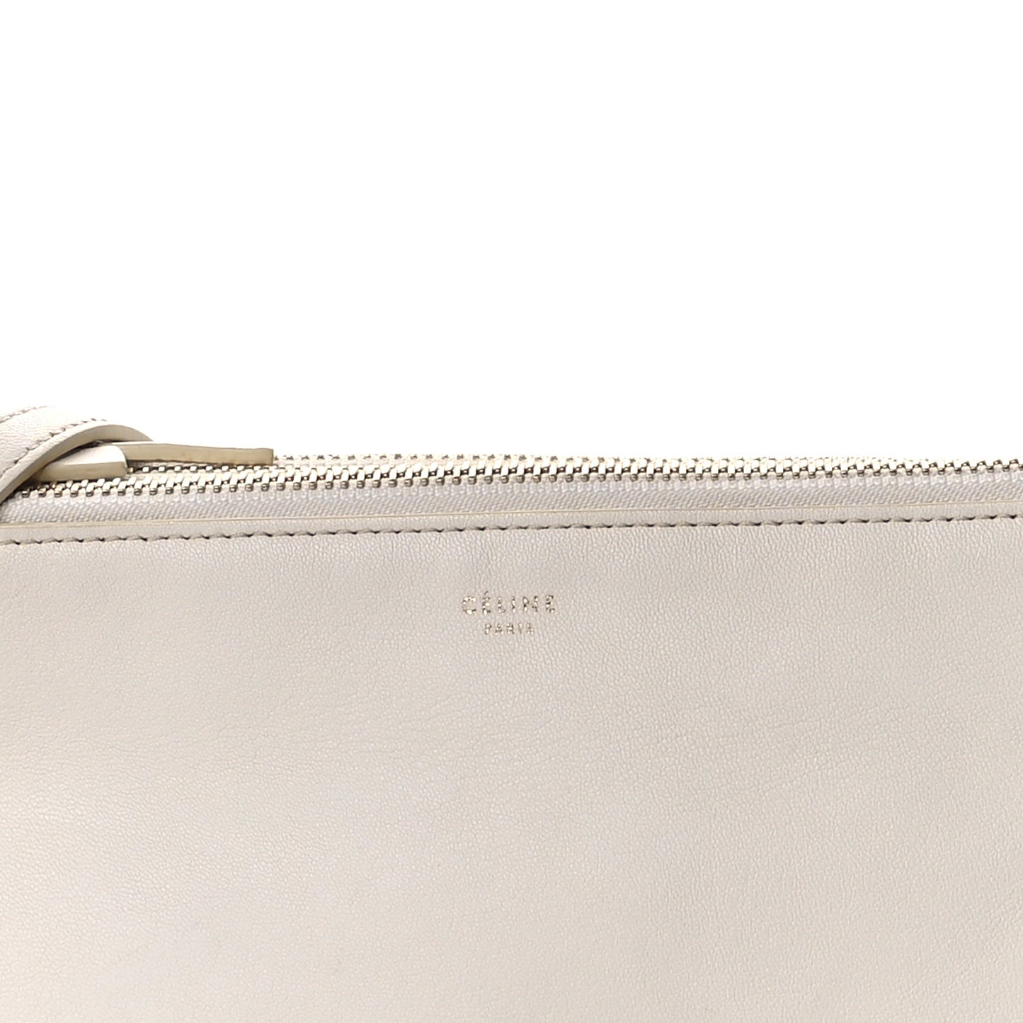 Lambskin Small Trio Crossbody Bag White
