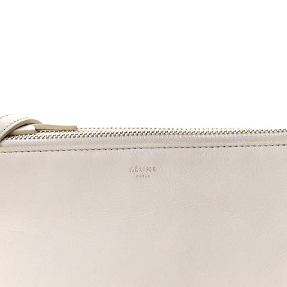 Celine Lambskin Small Trio Crossbody Bag White 8 of 11