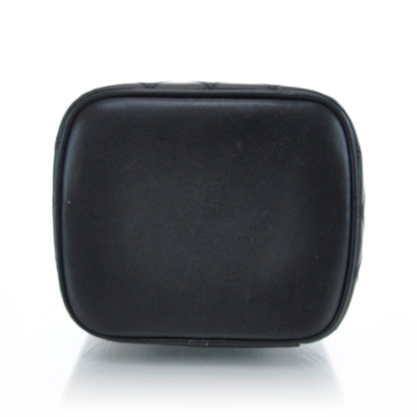 Lambskin Vanity Cosmetic Bag Black