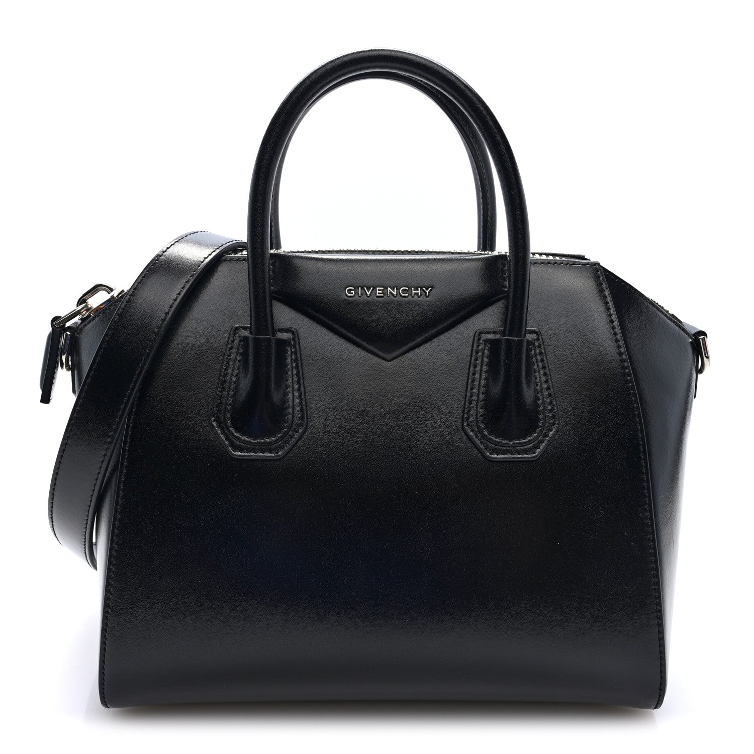 Givenchy Shiny Lord Calfskin Smalll Antigona Black 1 of 9