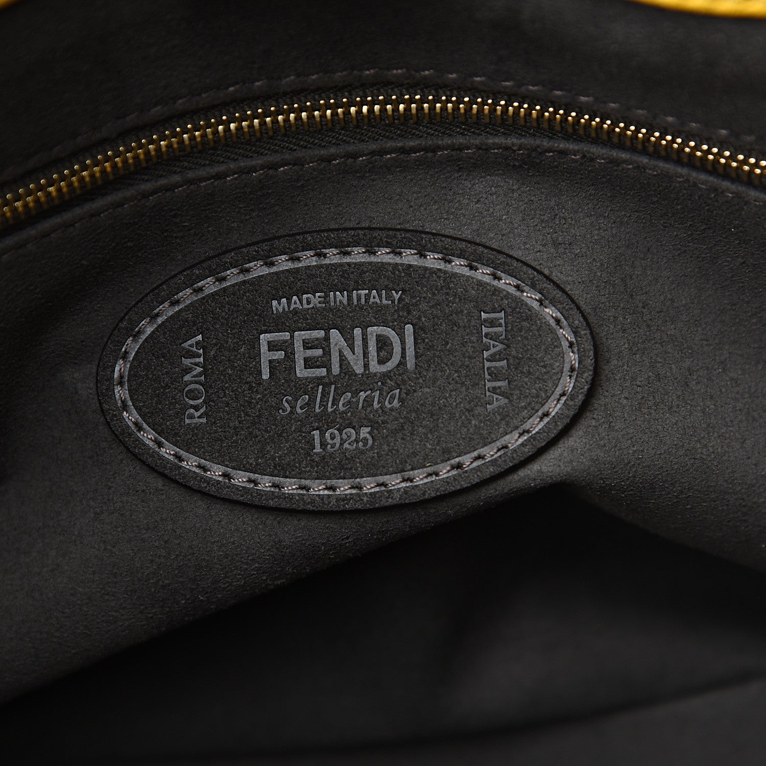 Fendi Cuoio Romano Selleria Small FF Tote Sunflower 5 of 8