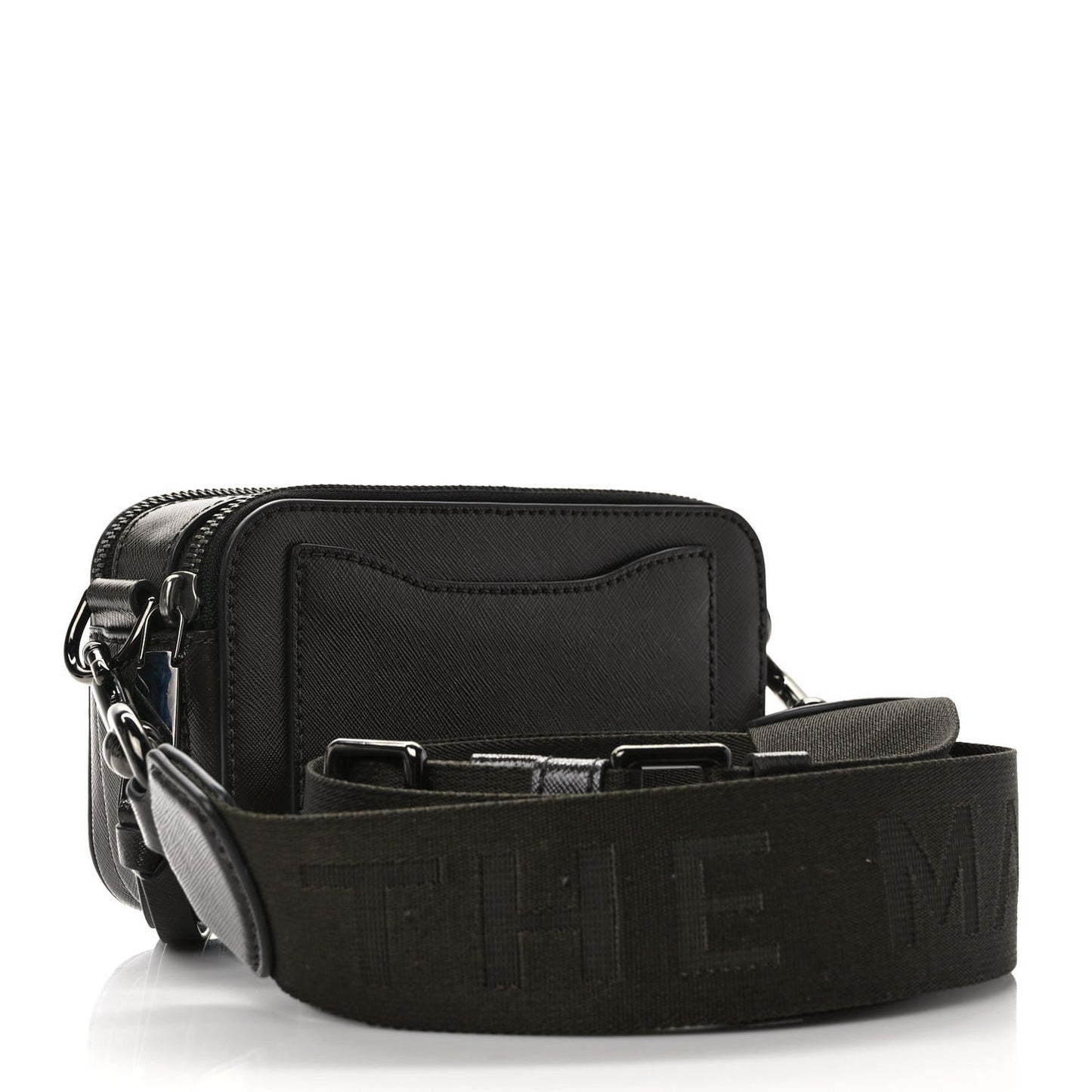 Saffiano Small Snapshot Camera Bag Ink Grey