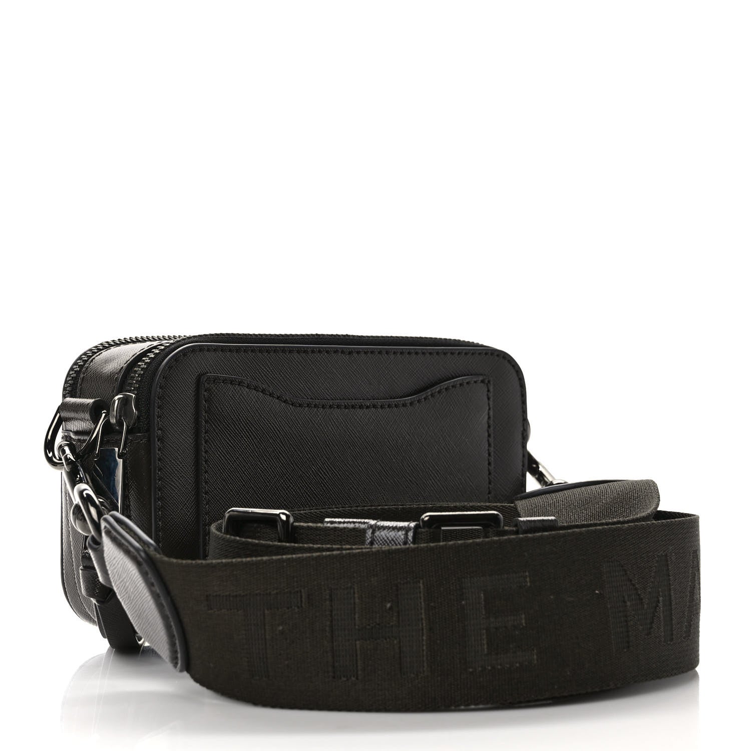 Marc Jacobs Saffiano Small Snapshot Camera Bag Ink Grey 3 of 10