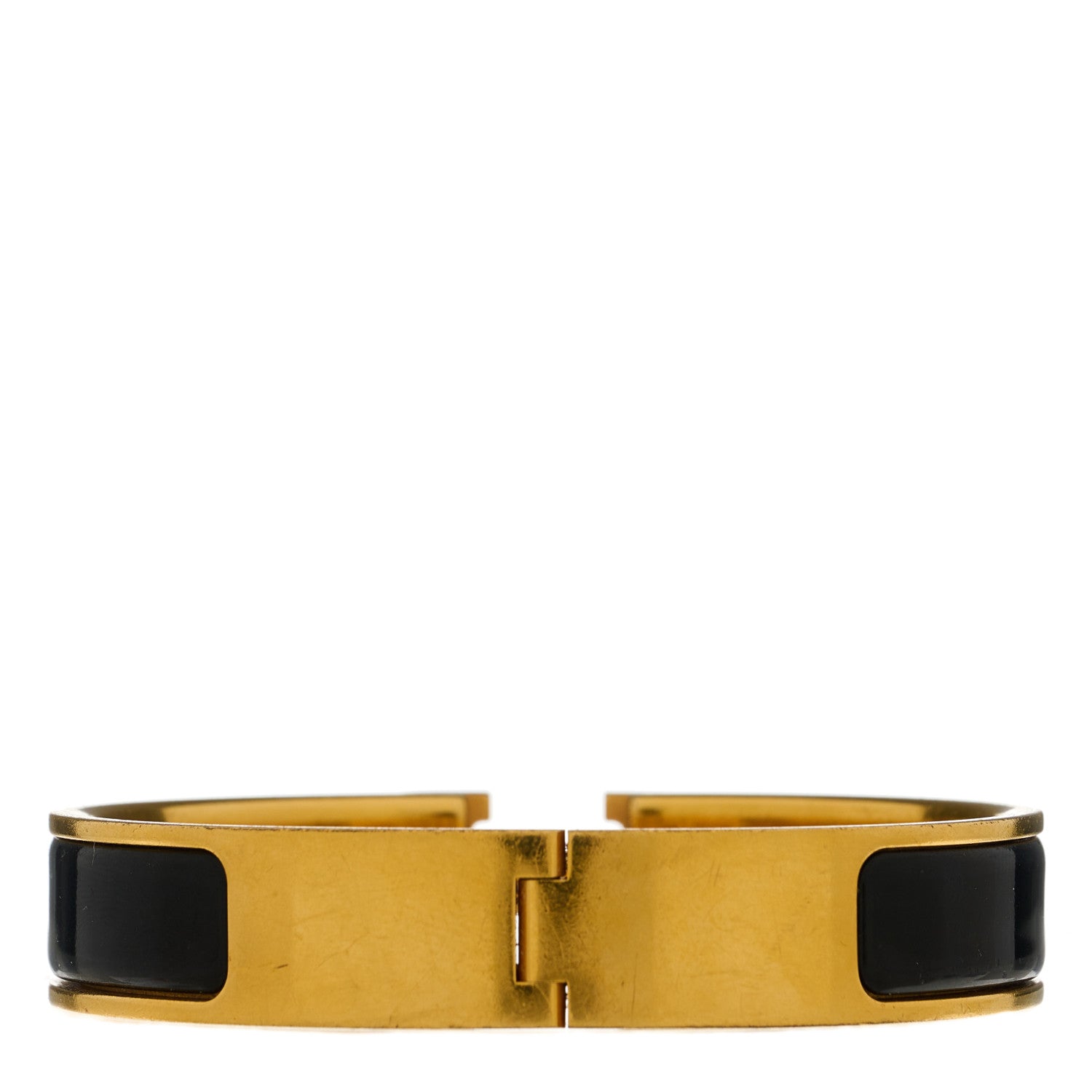 Hermes Enamel Narrow Clic Clac H Bracelet PM Black 2 of 4
