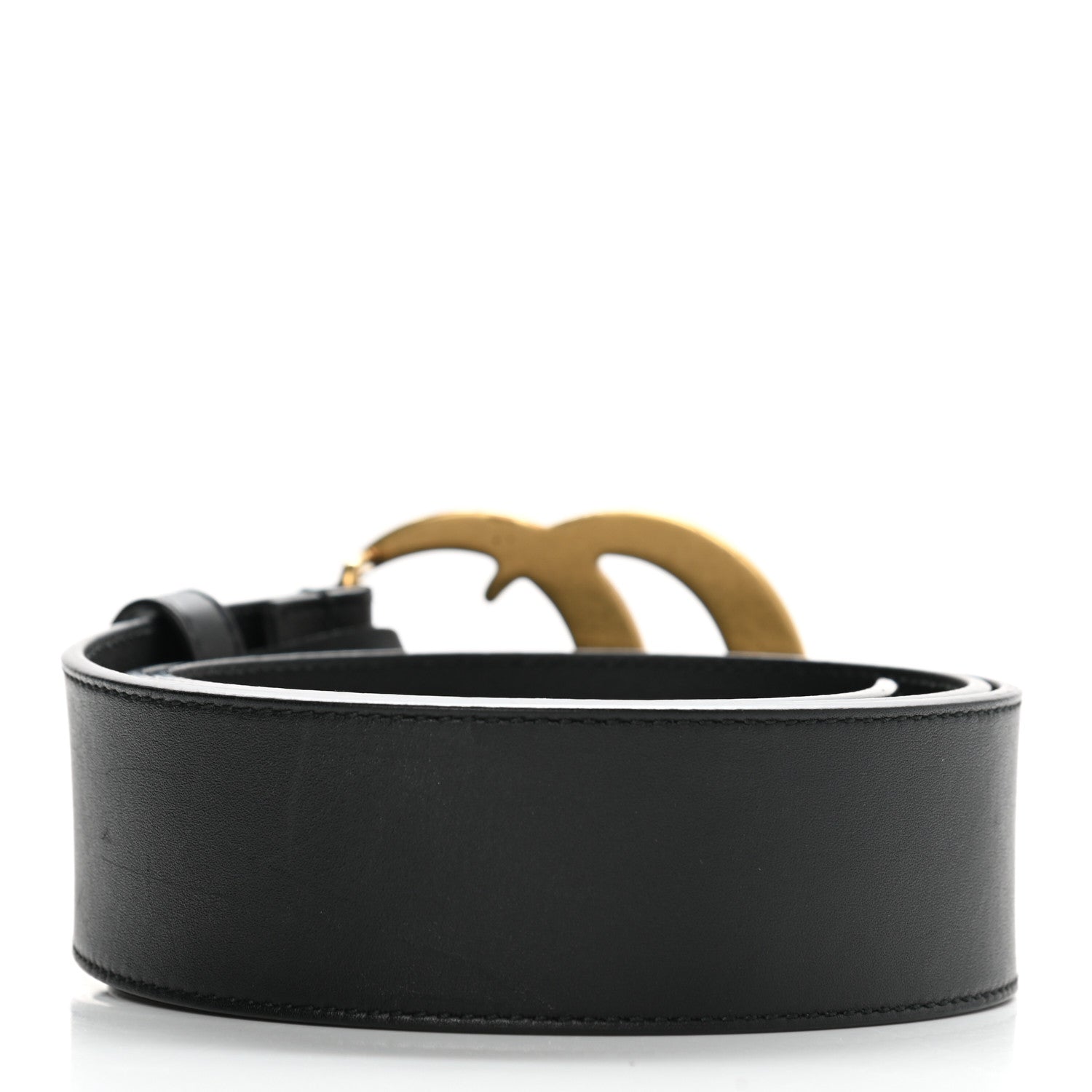 Gucci Calfskin Double G 40mm Belt 80 32 Black 2 of 4