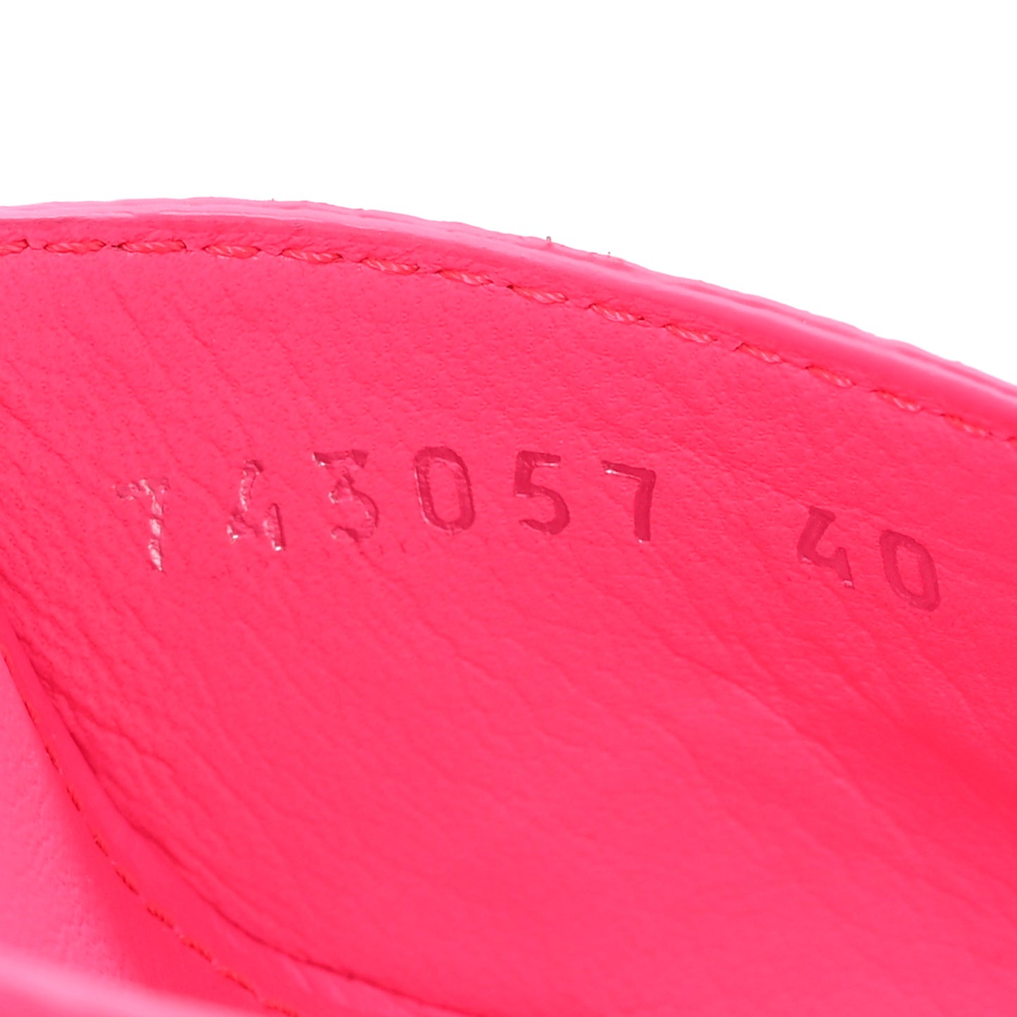 Agneau Arena Cagole 110mm Sandals 40 Fluo Pink
