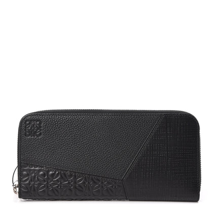 Loewe Calfskin Puzzle Open Wallet Black 1 of 10