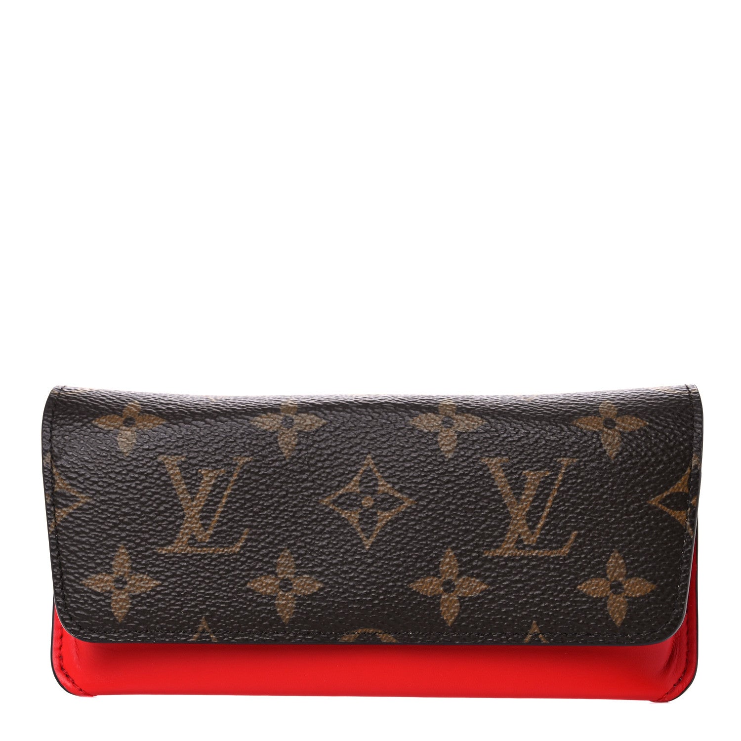 Louis Vuitton Monogram Woody Sunglass Case Rouge 1 of 8