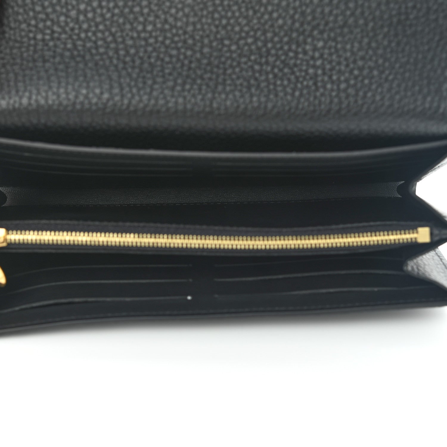 Louis Vuitton Taurillon Embellished Capucines Long Wallet Black 4 of 5